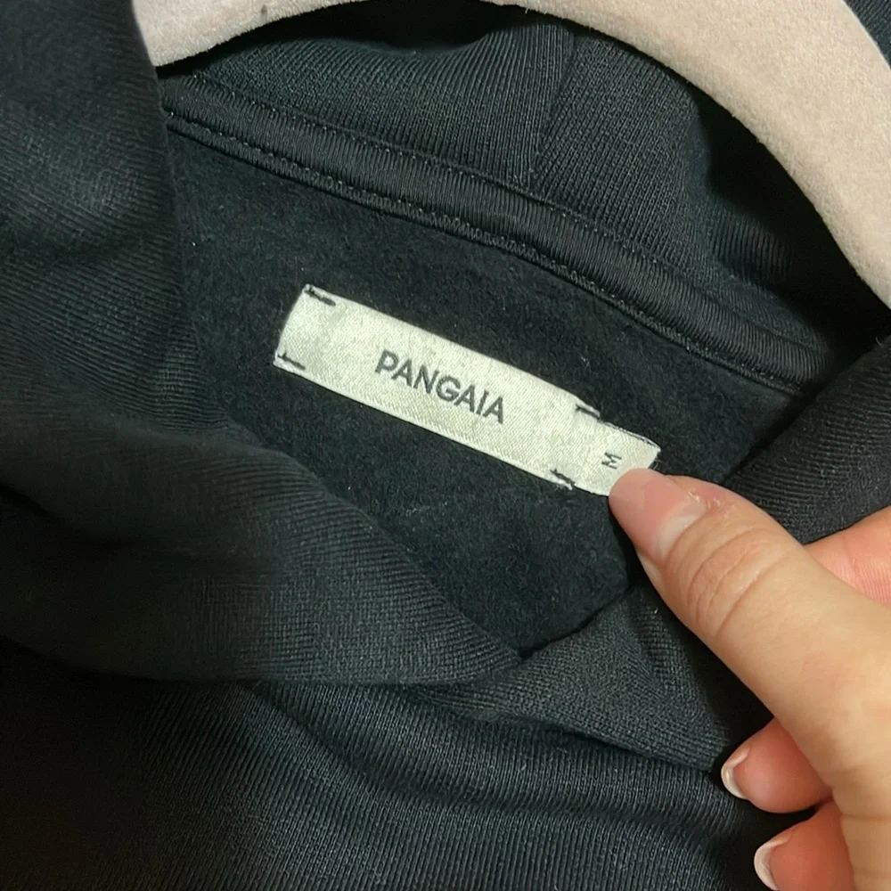 NEW Pangaia Womens 365 Heavyweight Hoodie - Black SIZE M - Picture 3 of 5